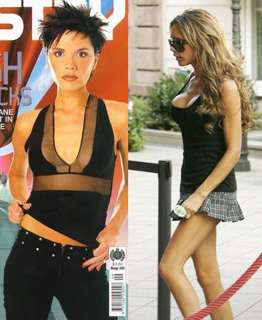 Victoria Beckham, antes y después